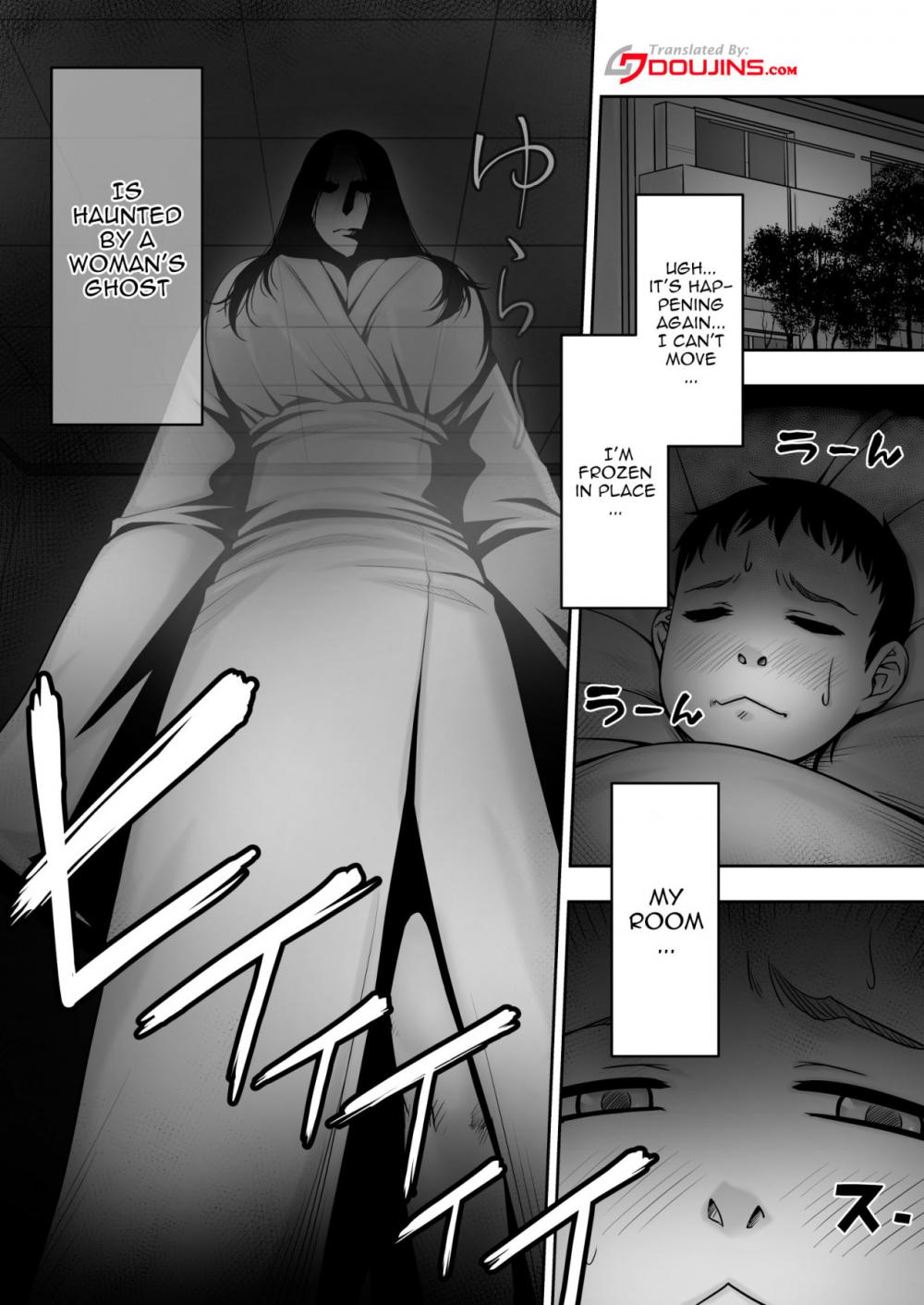 Hentai Manga Comic-The Results Of a Virgin Guy Fucking a Female Ghost That Haunts His Room-Read-2